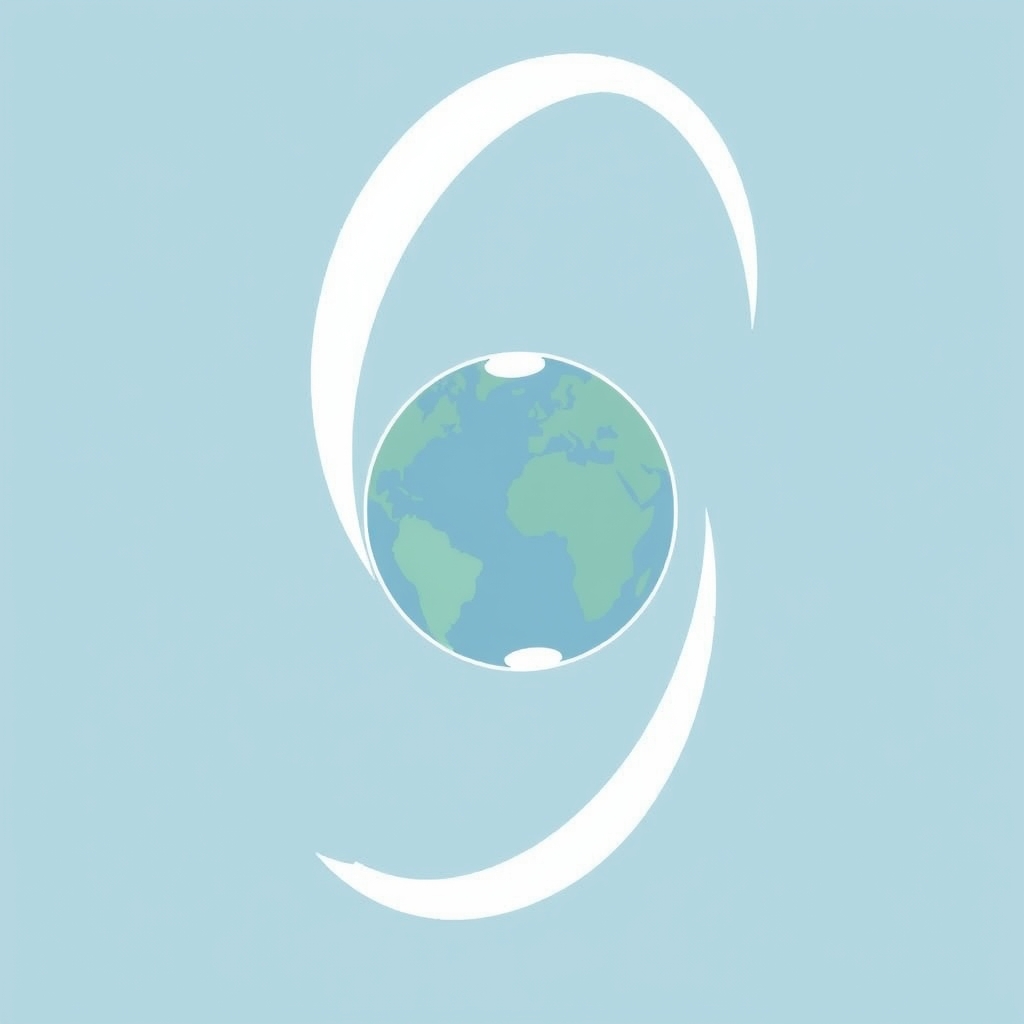 Satellite in orbit processing Earth observation imagery