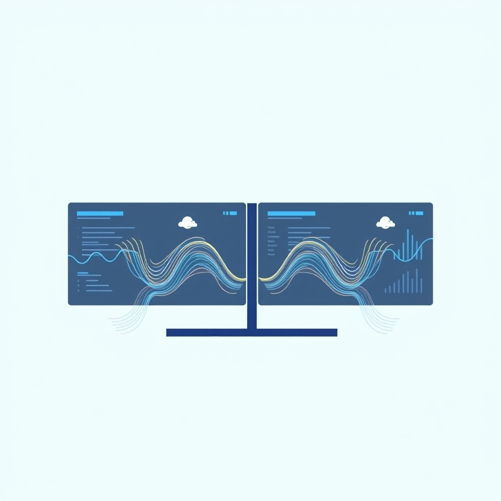Digital twin framework syncing AI with BI dashboard interface