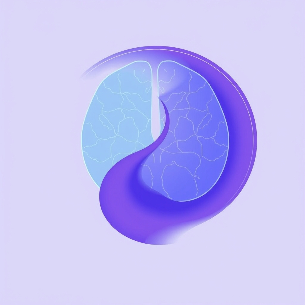 Medical AI radiology report generation technology illustration