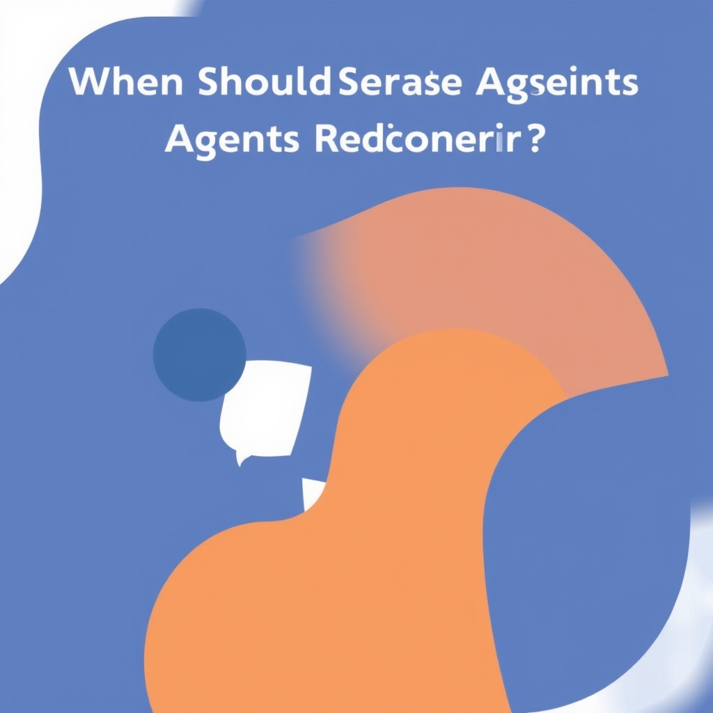 AI agent processing customer service request with human oversight