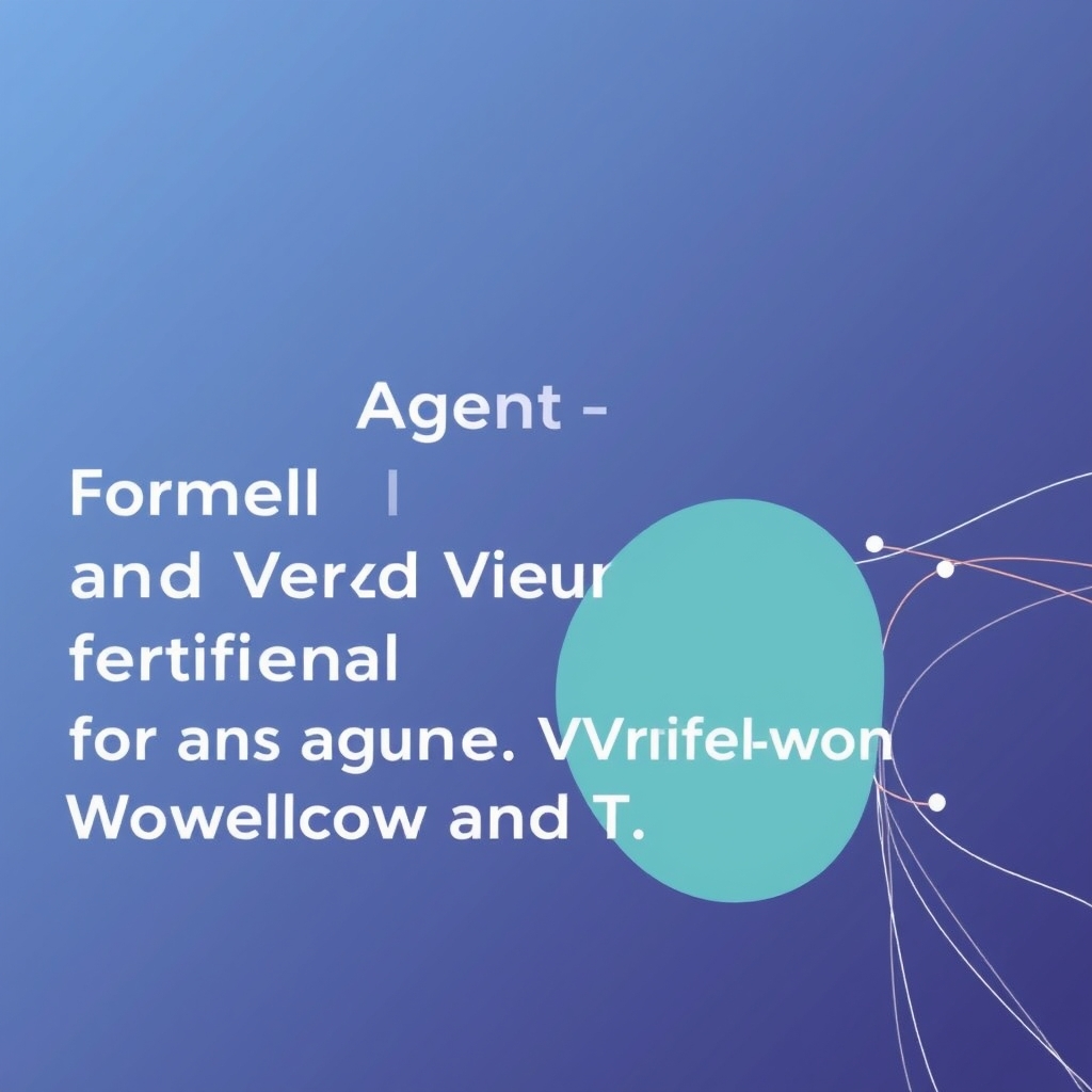 LLM agent workflow verification diagram with formal logic notation