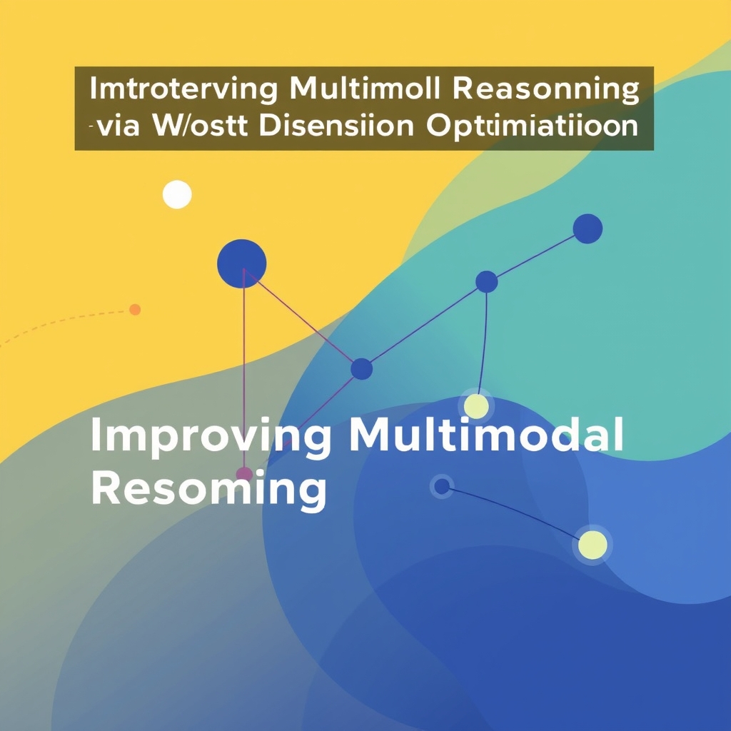 Multimodal AI reasoning model optimization visualization