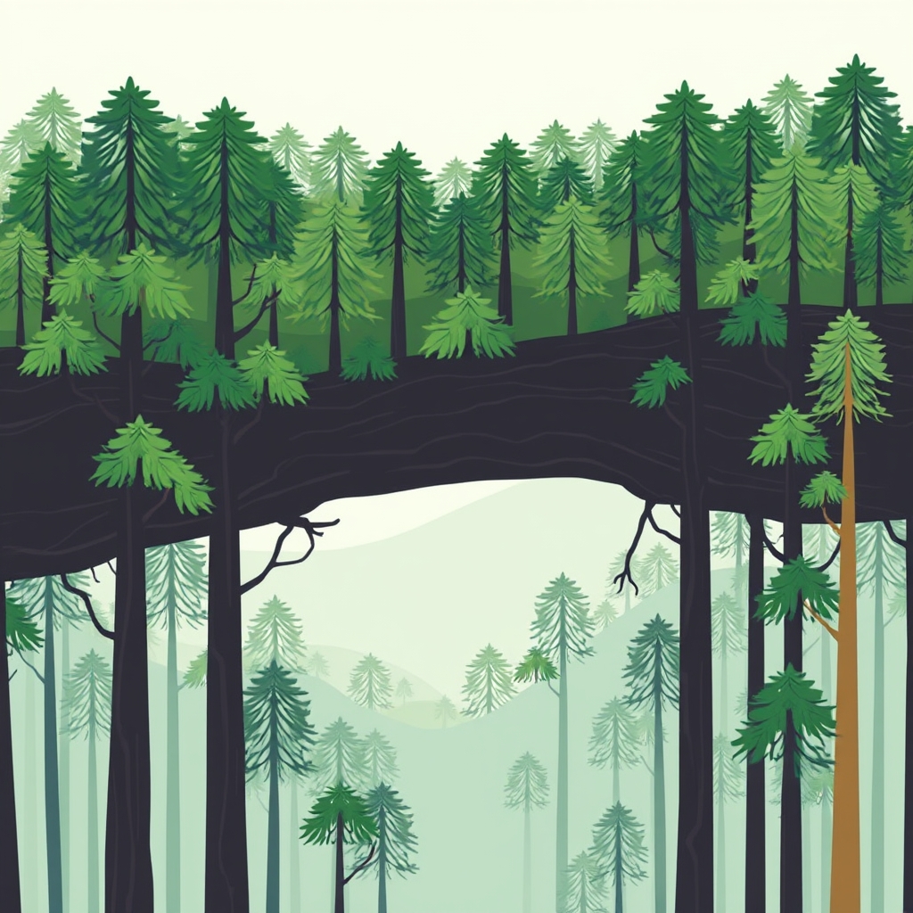 Aerial robot harvesting trees in tropical forest canopy