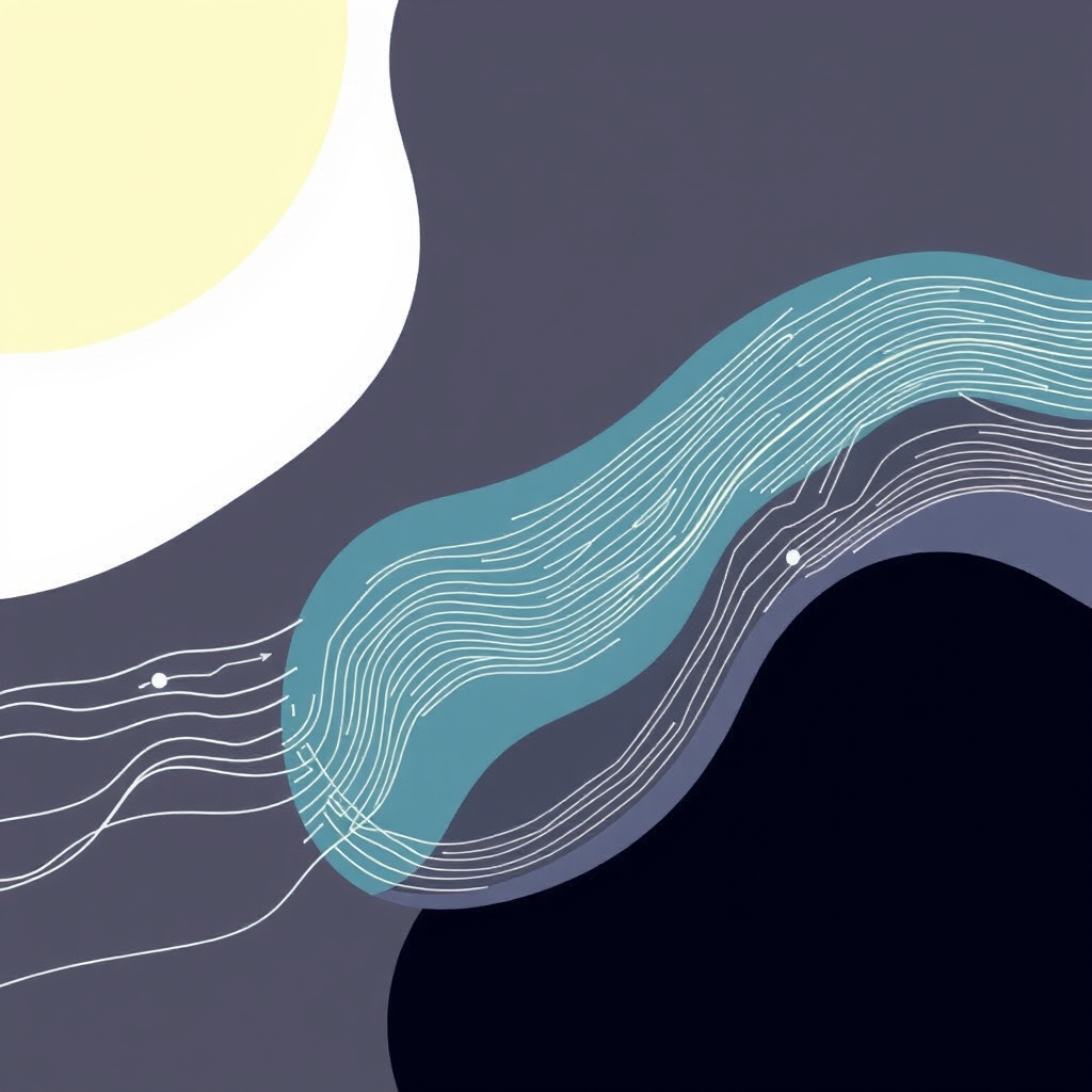 Abstract visualization of information flow in neural networks