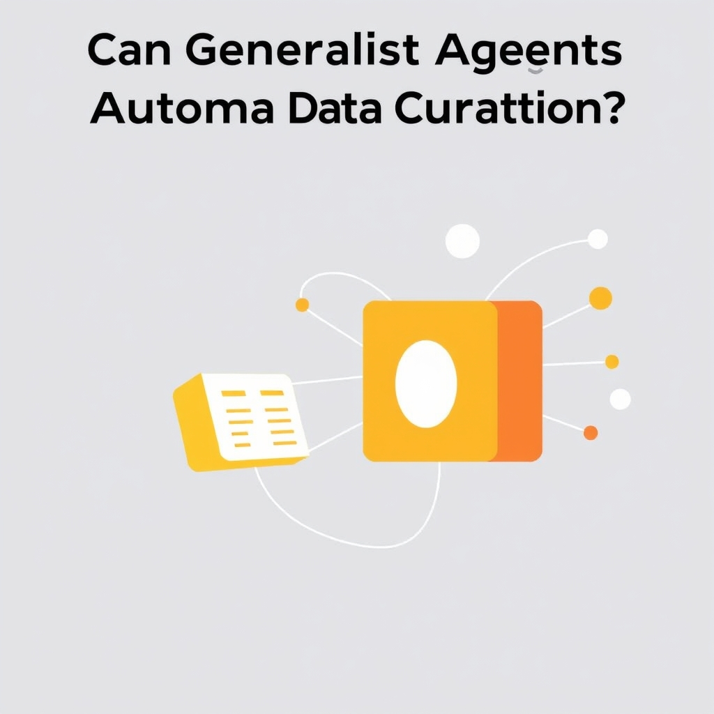 AI agent automating data curation workflow