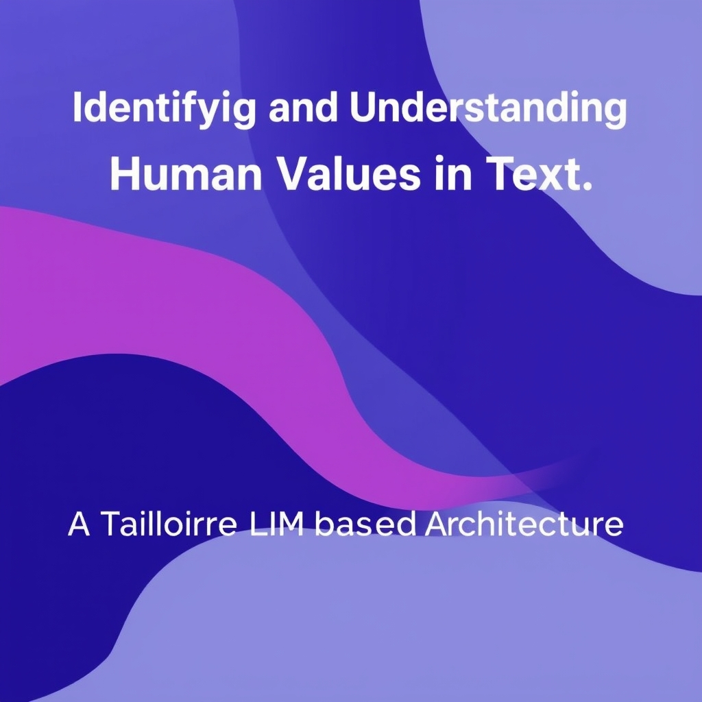 AI system analyzing text for ethical values and human principles