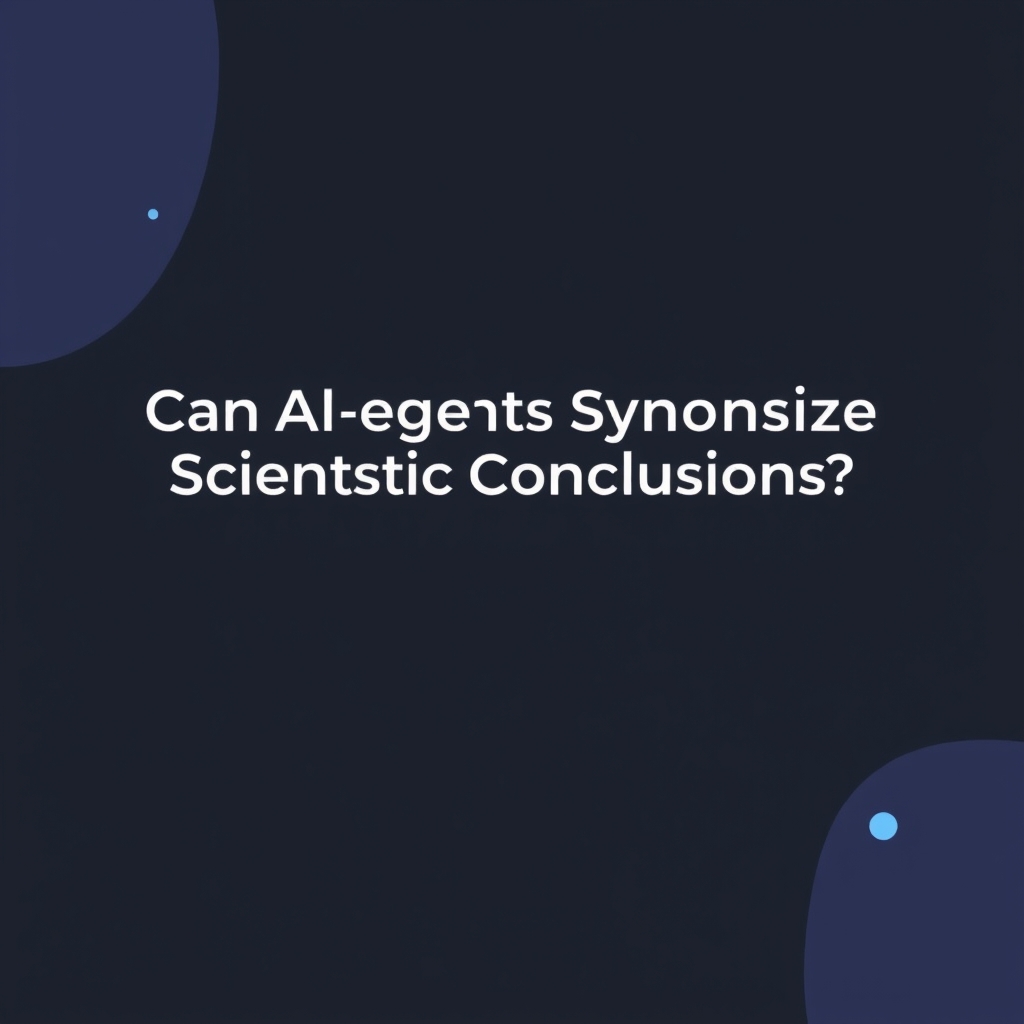 AI synthesizing scientific research evidence and conclusions